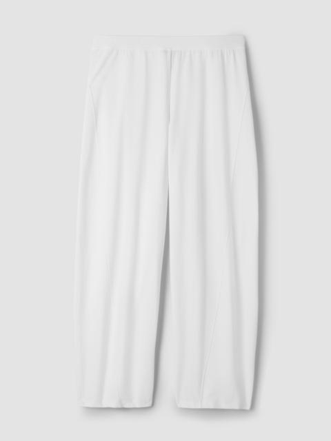 Washable Stretch Crepe Lantern Pant