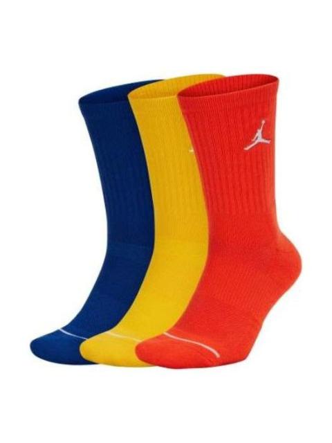 Air Jordan Solid Color Embroidered Sports Socks Men's 1 Pack 3 pairs  SX5545-957