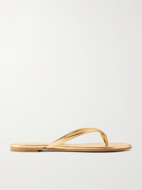 Calypso Metallic Leather Sandals