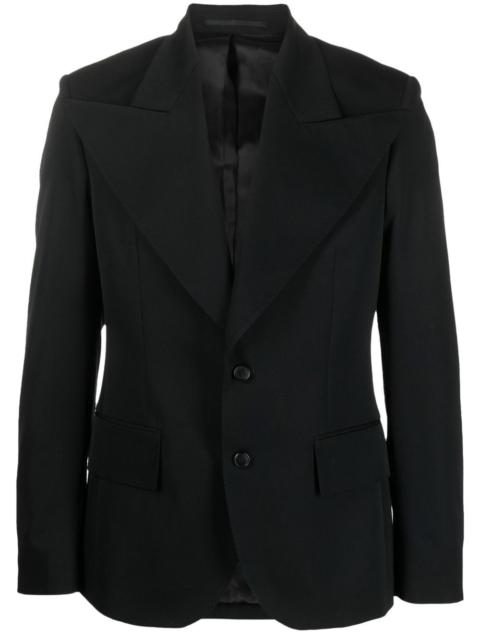 single-breasted tailored blazer