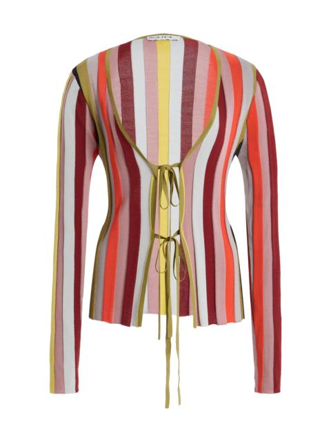 Exclusive Rythym Striped Knit Top stripe