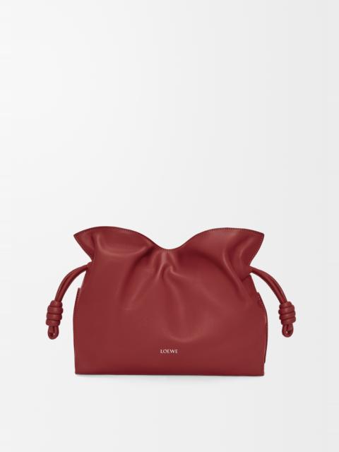 Medium Flamenco clutch in nappa calfskin