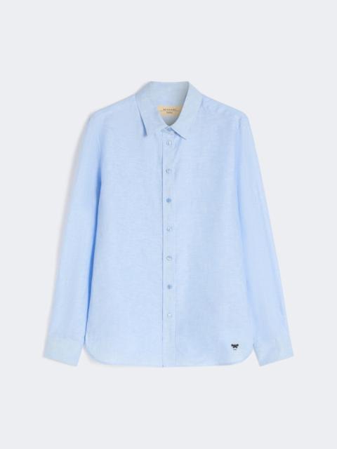 Linen fabric shirt - SKY BLUE
