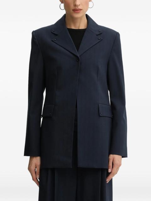studded-pocket blazer