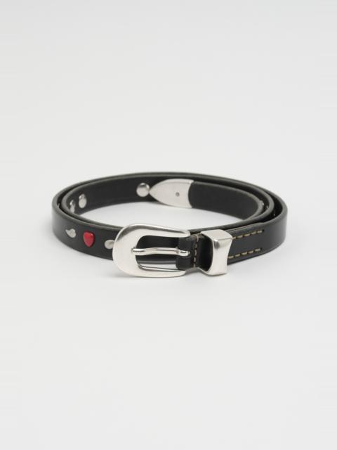 OUR LEGACY ベルト 2CM BELT LOVE AND TEARS Buy Our Legacy Love And Tears Leather Belt 'Black