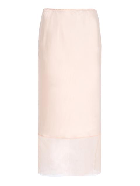 Catania Silk Skirt pink