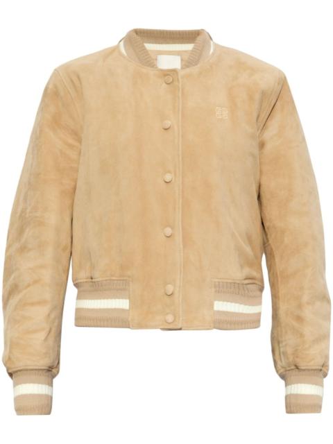 suede varsity jacket