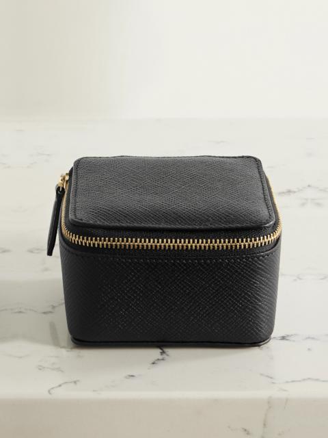 Panama Textured-leather Trinket Case