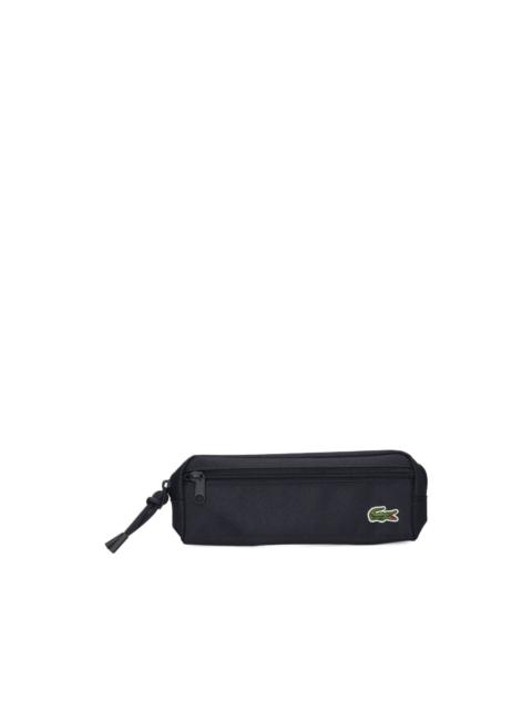 logo-patch wash bag