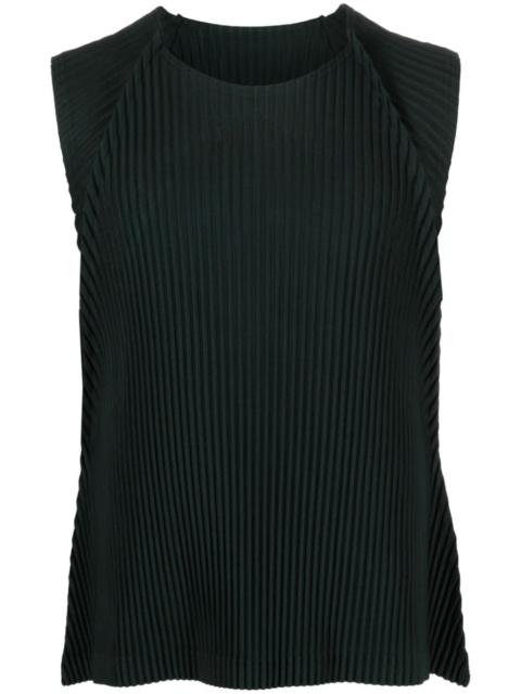 MC August pleated tank top