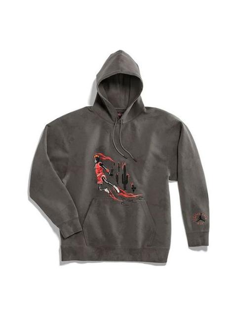 Air Jordan x Cactus Jack by Travis Scott Washed Suede Hoodie 'Iron Grey' CN3422-068