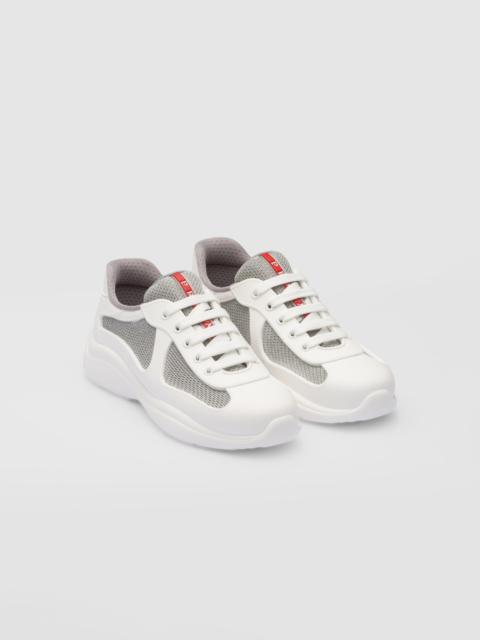 Prada America's Cup Soft rubber and bike fabric sneakers