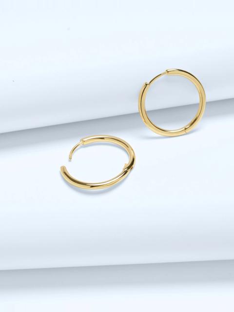 Demi-Fine Medium Hoop Earrings