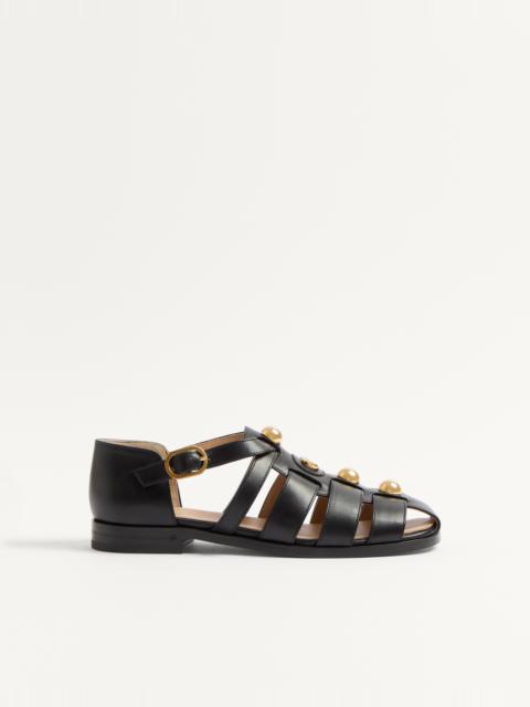 VLOGO SIGNATURE CALFSKIN FISHERMAN SANDAL 20MM