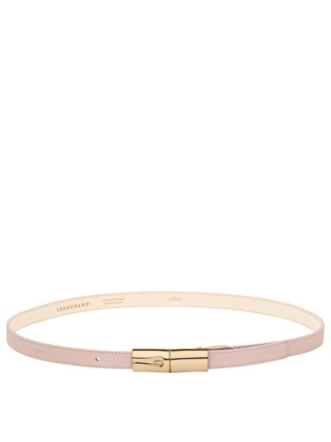 Le Roseau Ladies' belt Petal Pink - Leather