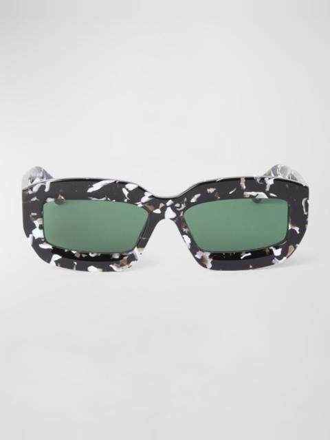 Charlotte Rectangle Acetate Sunglasses