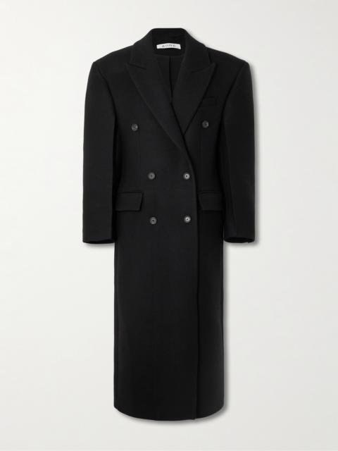 Hourglass Double-breasted Wool Coat