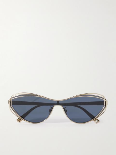 Fildior M1u Cat-eye Gold-tone Sunglasses