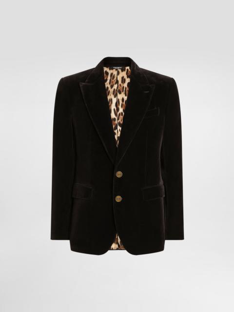 Single-breasted sicilia light cotton jacket