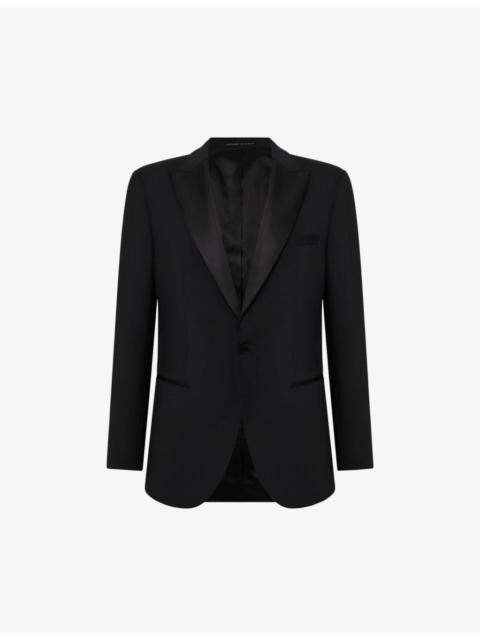 Poker Single-Breasted Slim-Fit Stretch-Wool Blend Suit Jacket