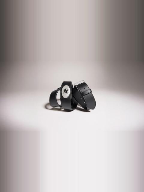 Belt with square buckle