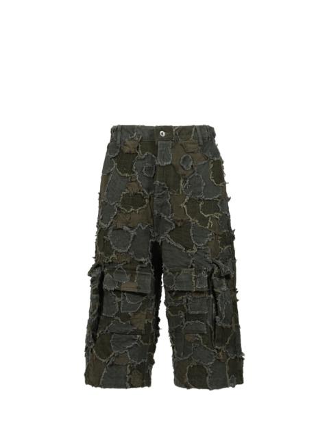 FIELD CAMO CARGO SHORT / OLV