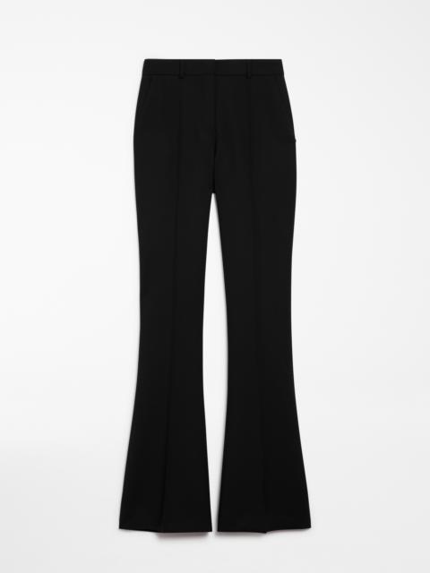 BICE Flared wool-blend trousers