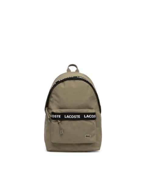 logo-jacquard backpack