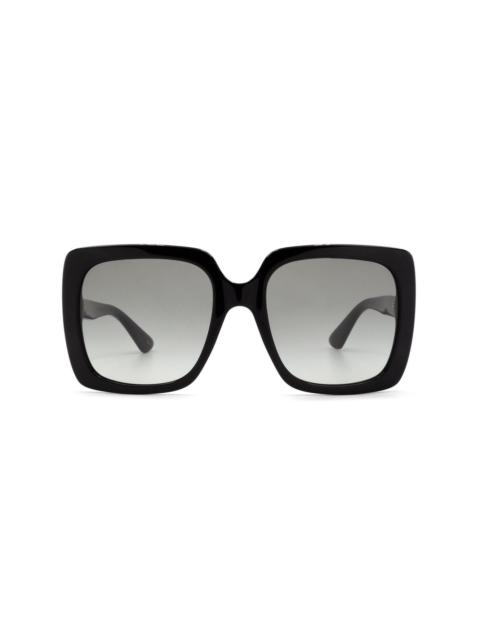 oversized-frame sunglasses