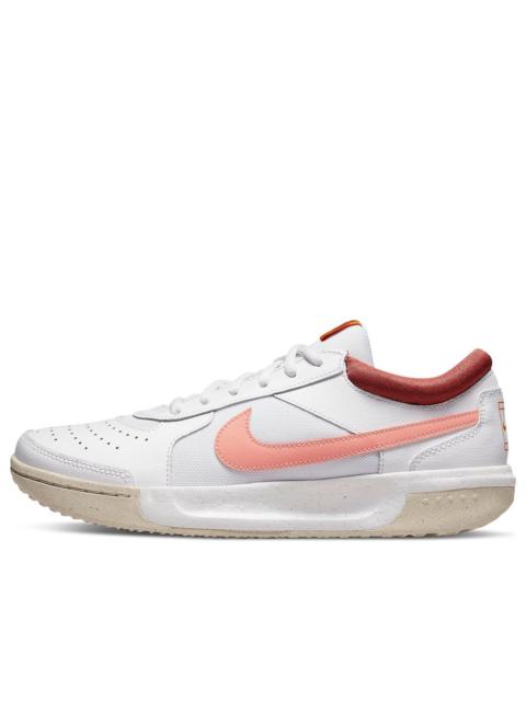 (WMNS) Nike Zoom Court Lite 3 Low-Top Tennis Shoes White/Pink DH1042-116