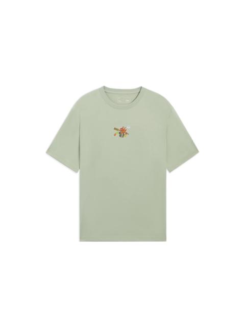 Li-Ning Cartoon Graphic T-shirt 'Green' AHSS367-5