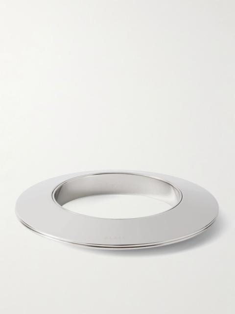 Blade silver-tone bangle Silver