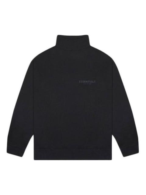 Fear of God Essentials FW20 Mock Neck Sweatshirt 'Black' FOG-FW20-331