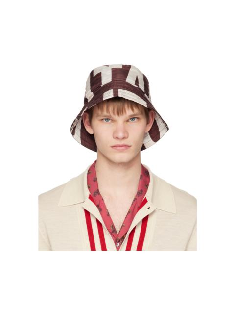 Burgundy Logo Bucket Hat