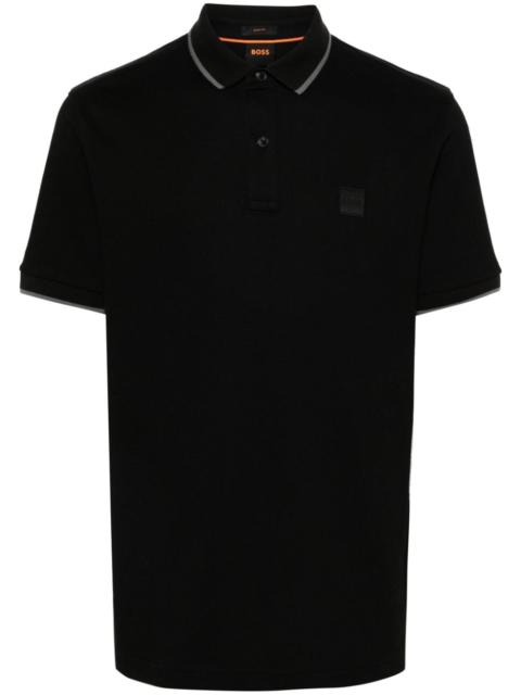 logo-appliquÃ© polo shirt