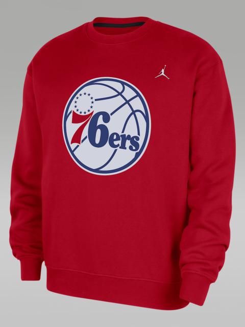 Philadelphia 76ers Statement Essentials Men's Jordan NBA Fleece Crew-Neck Sweatshirt