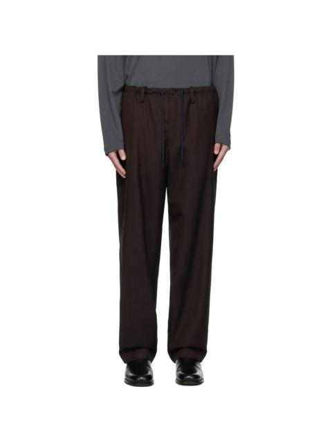 Brown Drawstring Trousers