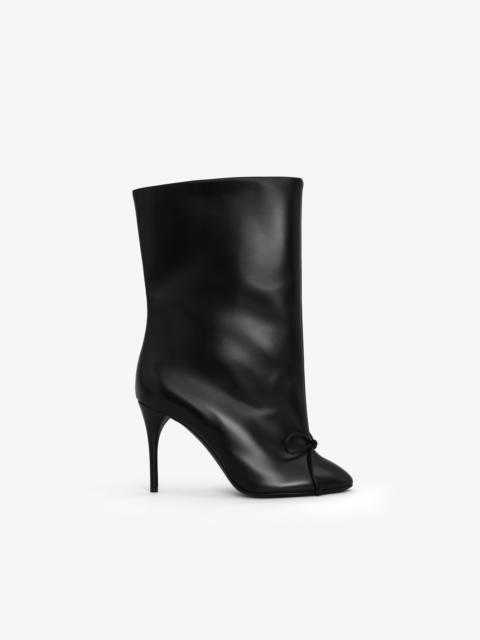 DECOLLETE LOW BOOTS IN LAMBSKIN