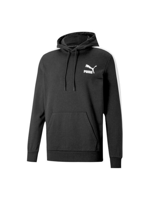 PUMA Iconic T7 Hoodie 'Black White' 531354-01