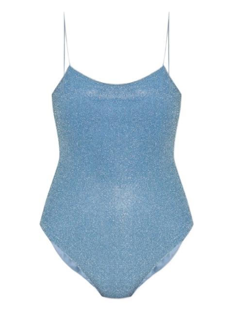 glitter-detailing swimsuit