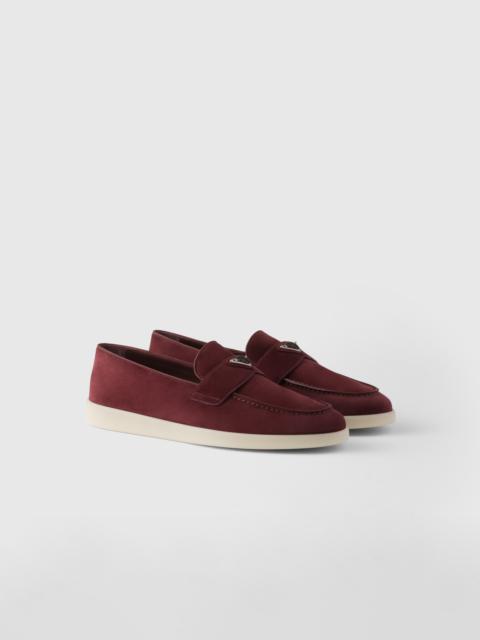 Suede loafers