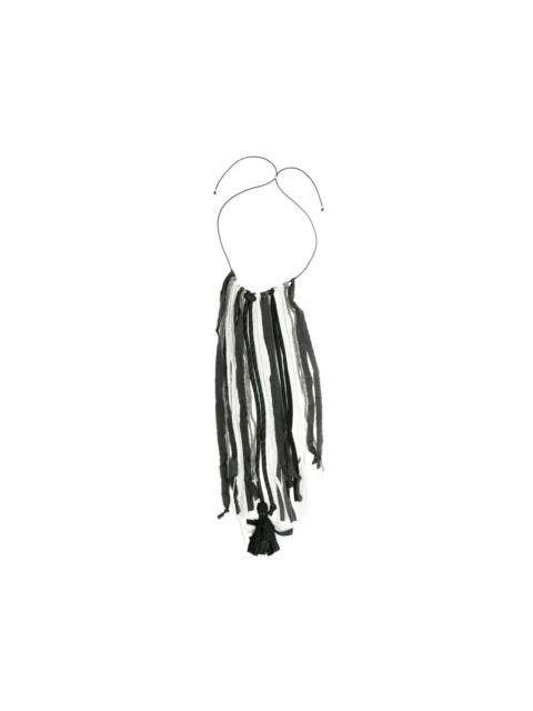 fringed necklace