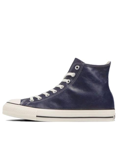 Converse All Star Olive Green Leather High Top 'Navy' 31308270
