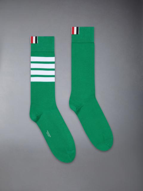 COTTON 4-BAR MID CALF SOCK