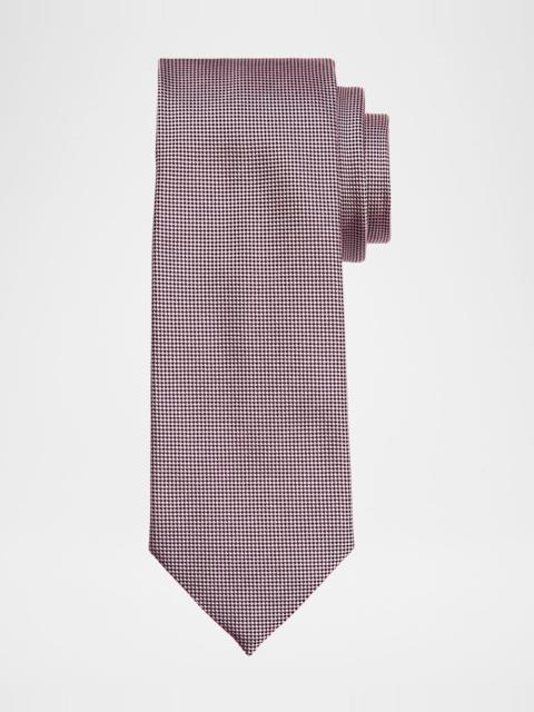 Men's Tic-Weave Silk Tie