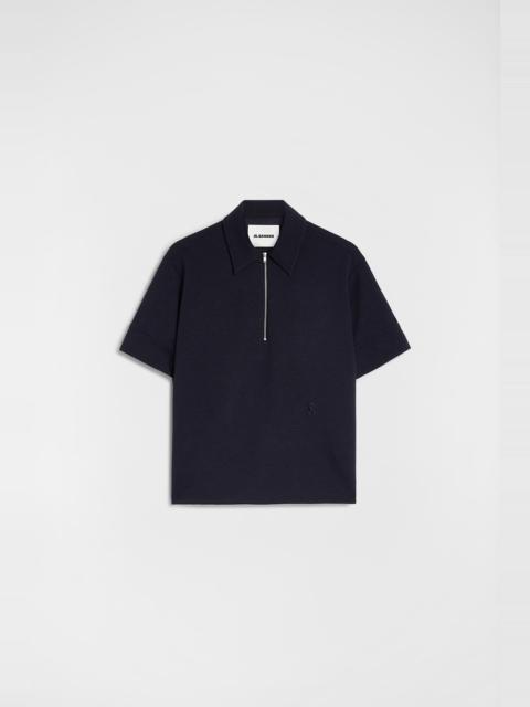 Cotton Blend Polo T-Shirt