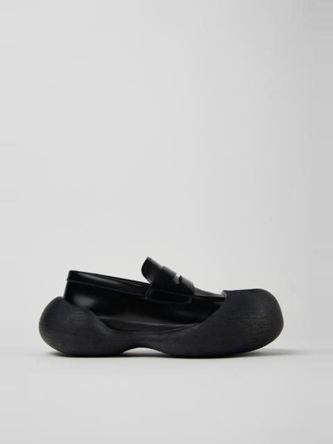 Black Leather Loafers