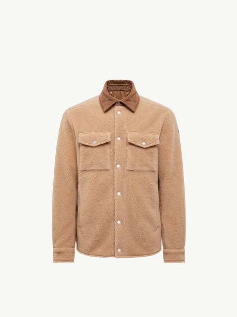Teddy Corduroy-Trimmed Shirt Jacket
