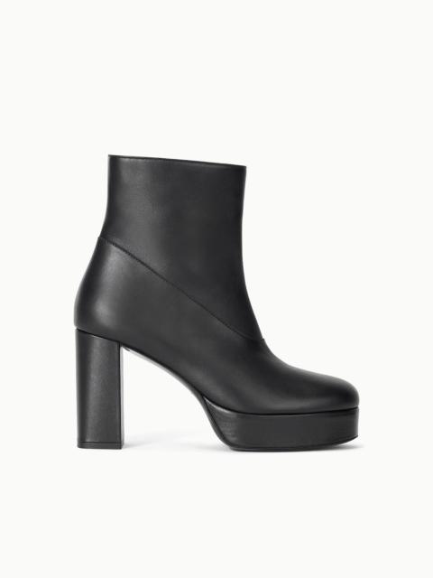 STAUD JODIE PLATFORM ANKLE BOOT BLACK