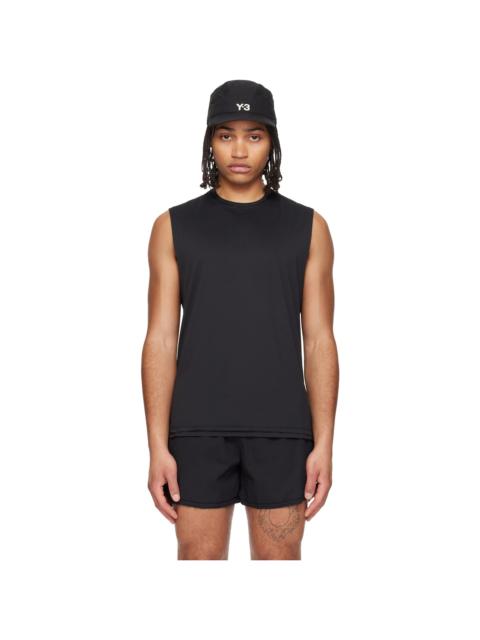 Black Running Tank Top